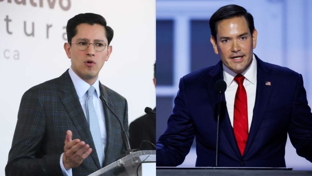 Roberto Velasco y Marco Rubio