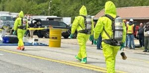 fuga de químicos en planta