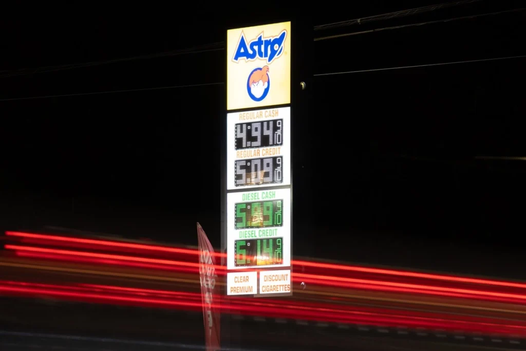 gasolina en Estados Unidos