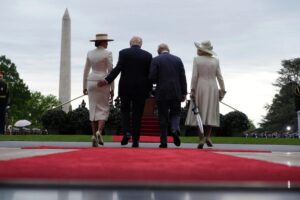 momento viral Trump Melania