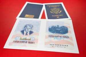 pasaportes estadounidenses imagen Trump
