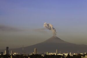 Actividad del volcán Popocatépetl
