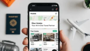 reservas de hotel Uber