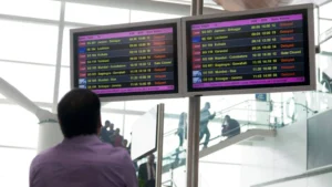 vuelos retrasados en aeropuertos