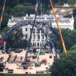 Construyen estadio temporal en la Casa Blanca para pelea de la UFC por el cumpleaños de Trump