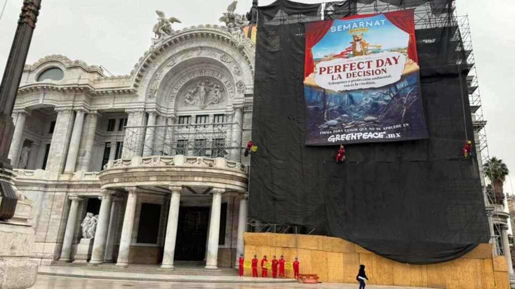 Greenpeace en Bellas Artes