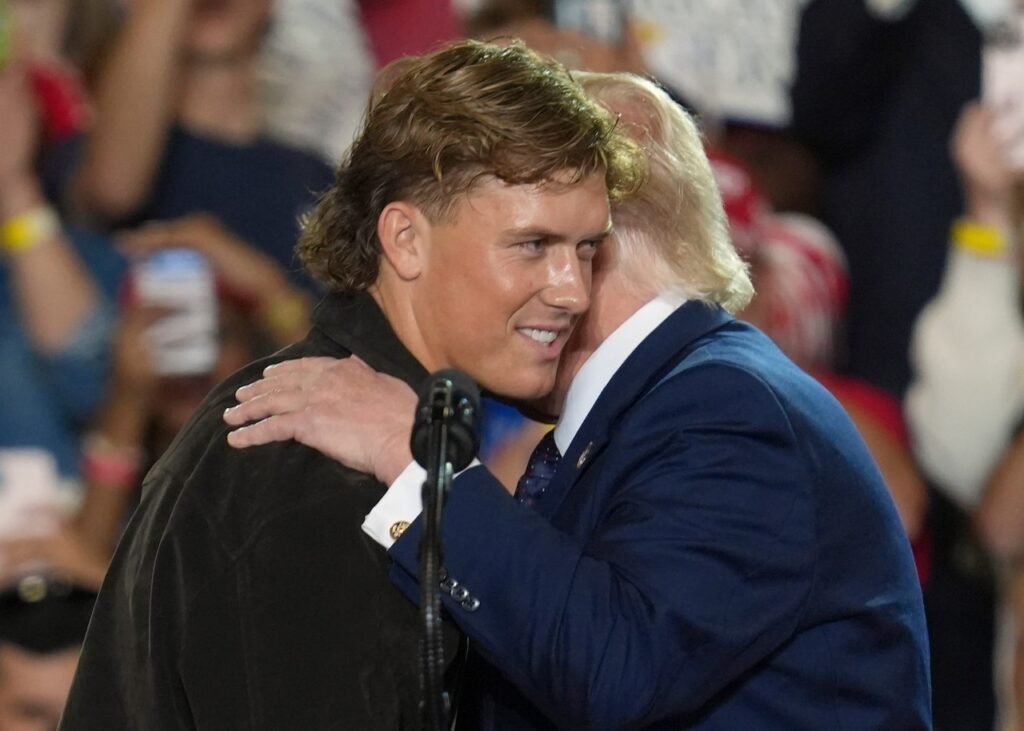 Jaxson Dart Giants Trump