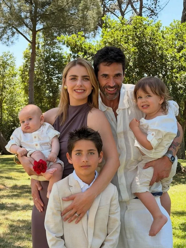 Michelle Renaud y Matías Novoa