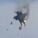 VIDEO | Dos aeronaves colisionan durante evento en la Base Aérea Mountain Home en Idaho, EU.