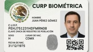 licencia conducir CURP Biométrica