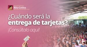tarjeta Beca Rita Cetina