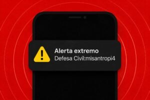 Ciberataque alertas móviles Brasil