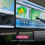 Clima hoy | 04 junio 2026; Pronóstico meteorológico anticipa lluvias intensas y ambiente cálido para la capital del país