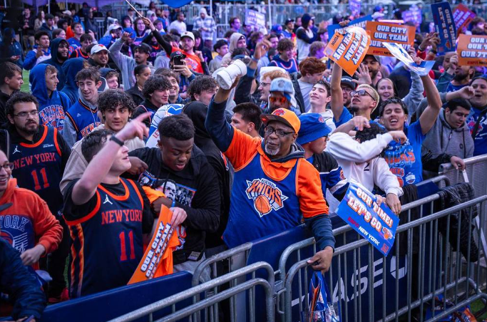 desfile de los Knicks en Nueva York