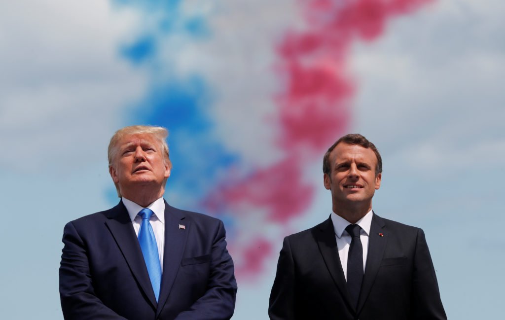Macron Trump
