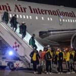 Selección de Sudáfrica aterriza en el AIFA e instala su campamento en Pachuca rumbo al Mundial