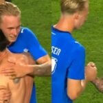 El emotivo abrazo entre Messi y el hijo de Gudjohnsen que se volvió viral