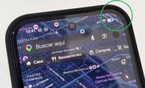 qué significa el punto azul en Android