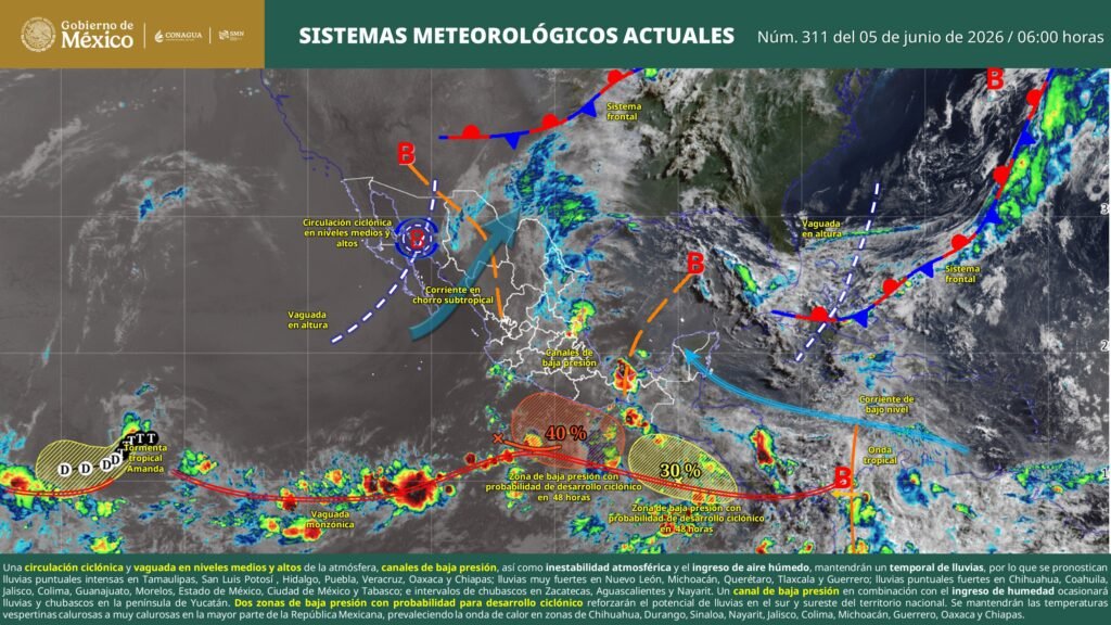 clima hoy 5 de junio