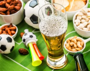 consumo de alimentos y bebidas durante el Mundial
