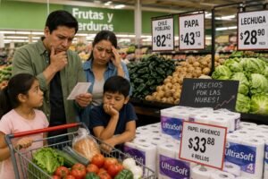 Gastos básicos familias mexicanas