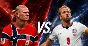 Inglaterra vs Noruega Mundial
