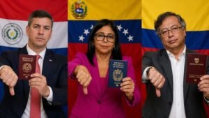 Paraguay Venezuela Colombia pasaporte