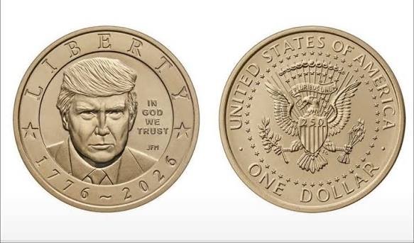 moneda imagen Trump