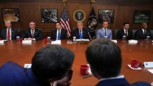reunión de gabinete a Camp David