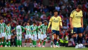 Arsenal pierde Real Betis