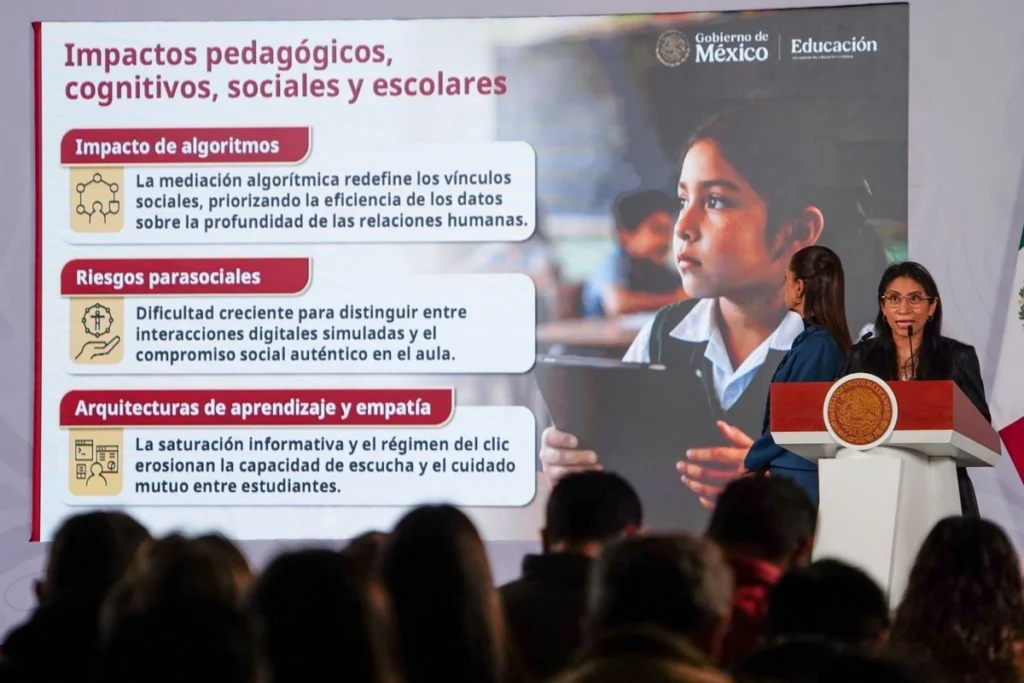 Sheinbaum advierte riesgos en niños